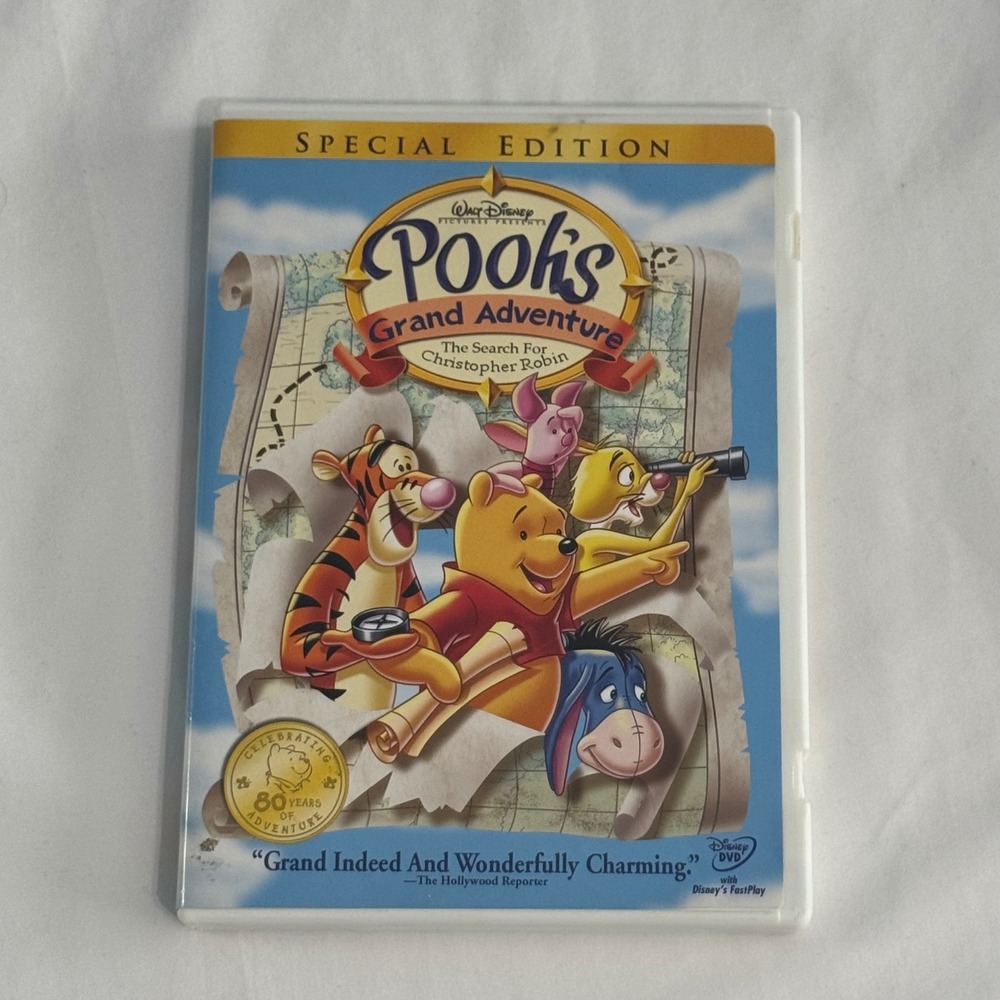 Disney Poohs Grand Adventure Christopher Robin Special Edition DVD Vintage 2006